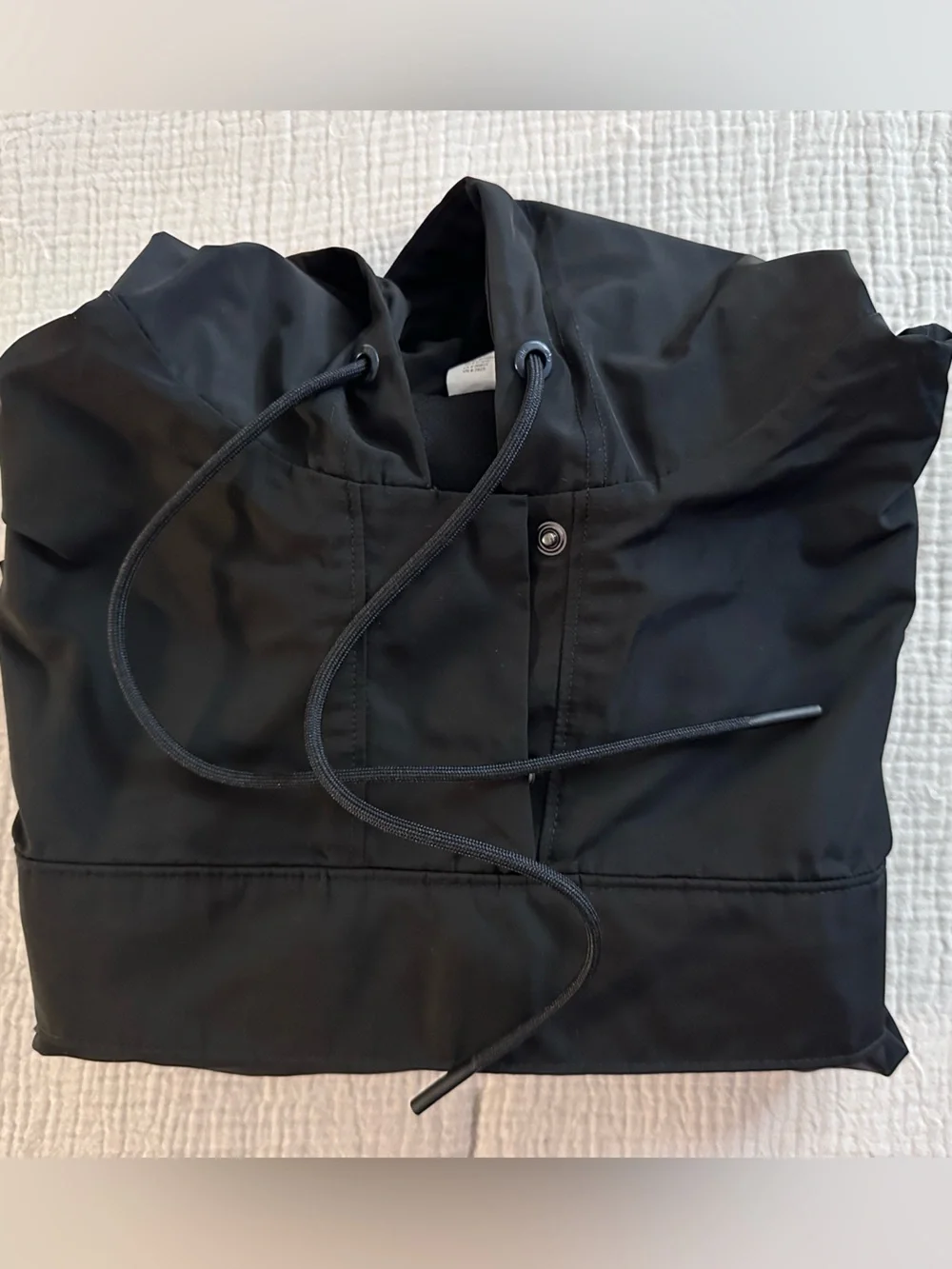 ALO International Anorak Jacket in Black Size Small